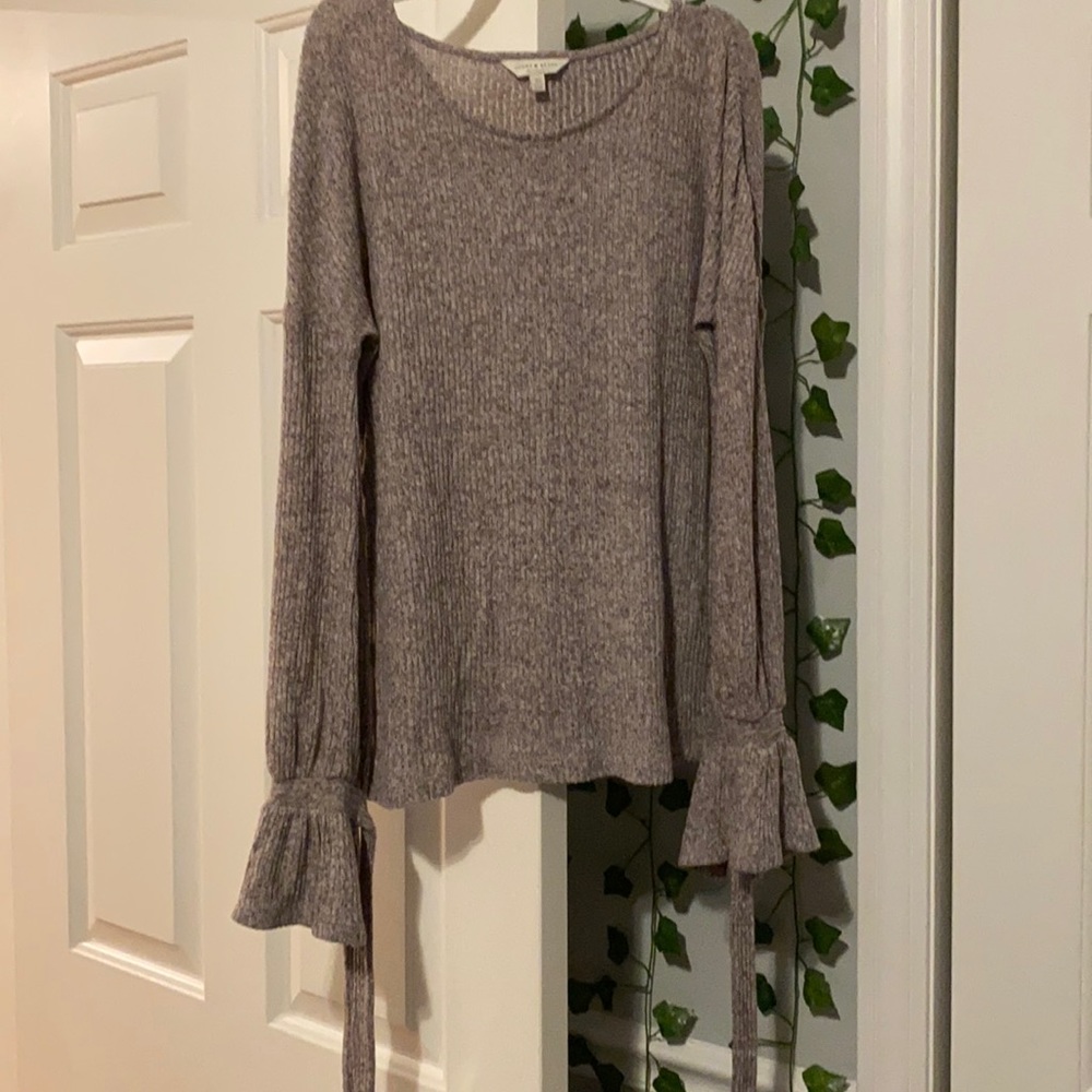 Lucky Brand, xs, grey long sleeve shirt